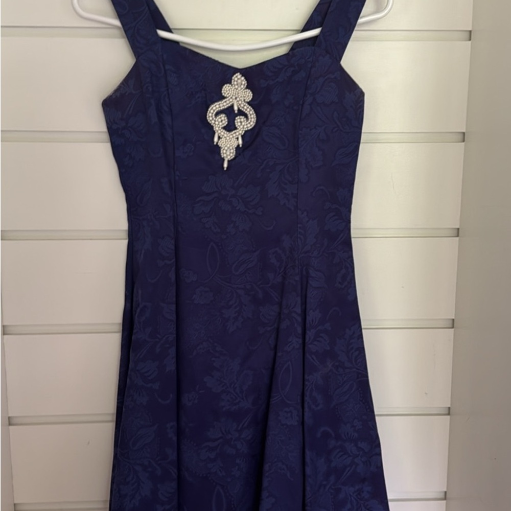 Jessica McClintock Purple Formal Kids Dress